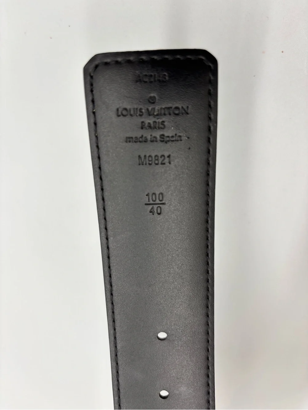 Louis Vuitton LV Initiales Monogram Leather 40mm Belt Size 100/40
